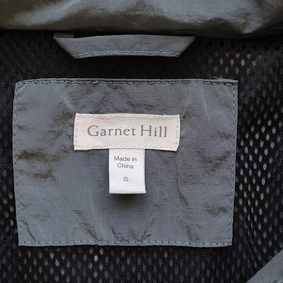Garnet Hill Any-Day Lightweight Windbreaker Rain Jacket Full Zip  Size Small - Picture 7 of 10